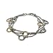 Eve's Addiction Designer Inspired Three Strand Gold & Silver Bali Bracelet