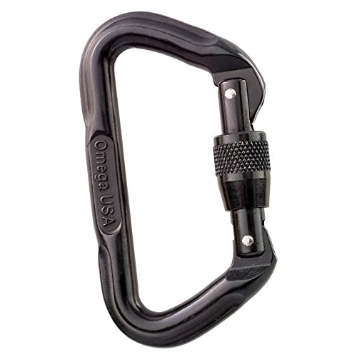 Omega Pacific D Screw Lock Carabiner