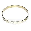 Sterling Silver Bangle Handmade Jewelry Dia 2.5 inches
