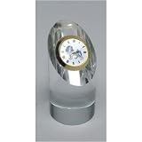Cavalier King Charles Spaniel (Tri) Crystal Paperweight Clock