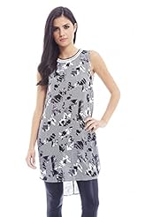 Shirred Houndstooth Print  Dress