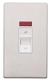 MK Aspect K24336 BSS W 45 amp Double-Pole Switch with Neon