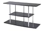 Winsome Wood 3 Tier TV/Media Stand in Espresso/Chrome