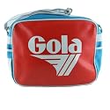 Gola Red Blue White Retro Redford Shoulder Record Bag