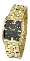 Accurist MB742GR Gents Gold tone textured dial bracelet watch