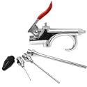 Pro-Grade Air Blow Gun Kit with 5 Interchangeable Nozzles