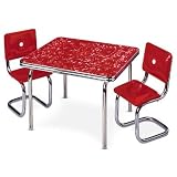 American Girl Molly's Table & Chair Red