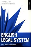 Books : English Legal System (Law Express)