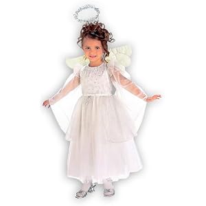 Girls Deluxe Angel Costume