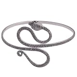 Hindu Jewelry Sterling Silver Arm Bracelet Armlet 3 inches
