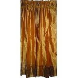 IndianCurtains-2BrownPanelDecorativeDraperyWindowTreatment