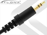25Ft (8M) Atlona 1/8 (3.5mm) Mini Male To 1/8 (3.5mm) Mini Male Stereo Cable, Audio and Video