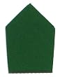 Durable Hand Woven 100% Cotton Solid Emerald Green Napkins 22x22 Inches Set of Six