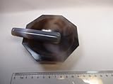Agate Mortar and Pestle, 4", Od=103mm,id = 80 Mm+extra Pestle
