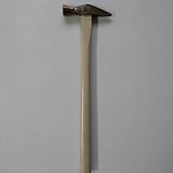 王将 木柄玄能・金鎚 彫刻ブロンズ船手玄能 21mm