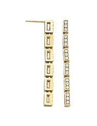 14K Yellow Gold Diamond Earrings - 0.54 Ct. -- LIFETIME WARRANTY