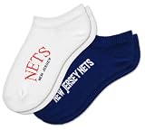 NBA New Jersey Nets Womens Socks, 2-Pack, Ankle Socks