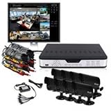 Zmodo PKD-DK0865-500GB H.264 Internet & 3G Phone Accessible 8-Channel DVR with 8 Night Vision Cameras and 500 GB HD