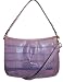 Authentic Coach Embossed Leather Exotic Flap Bag 17646 Lilac Purple