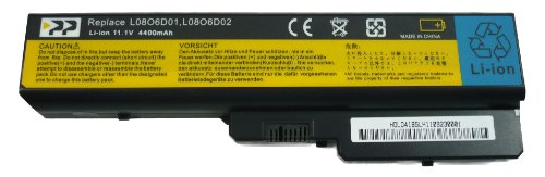 Ordinateur portable 11.1V 4400mAh Li-Ion batterie pour Lenovo IBM Ideapad Y430 Y430A séries et plus