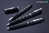 Pelikan 215 Black Lacquer Fountain Pen - Black, Medium Nib 948281
