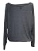 YogaColors Tri-Blend Light Weight Raglan Pullover BR394, Small, Tri-Black