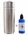 Twin Filter Alkaline Flask + Alkaline Filter Cleaner - Make Hydrogen Rich pH 10.0 Anti-Oxidant Water