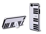 Poetic Keys Case with Build-in KickStand (Piano Keys Design) for Apple iPhone 5 5th Generation 5G (AT&T, T-Mobile, Sprint, Verizon) Black/White