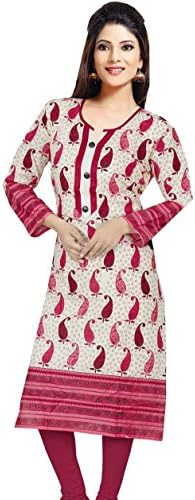 RGN Retails India Bazaar Cotton Long Tunic Top Kurti Blouse_Size_XL_2159