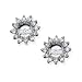 Jewelry : 14K White Gold 1/2 ct. Diamond Earring Jackets (Higher Quality)