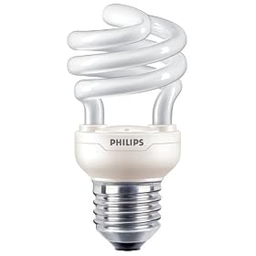 Philips Tornado 12W E27 CFL Spiral Light Bulb