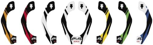 Atlas Neck Brace Graphics Kit - Large/Orange