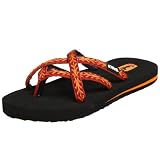  : Teva Women's Olowahu Sandal,Tyena Orange,6 M US