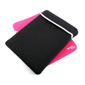 DURAGADGET 15/16 inch Reversible Ultra shock water restistance Neoprene Laptop notebook Sleeve /Case/ bag/ Cover for HP Probook 6440BSony Vaio EA1S1E 14" and Samsung X420 14.1"