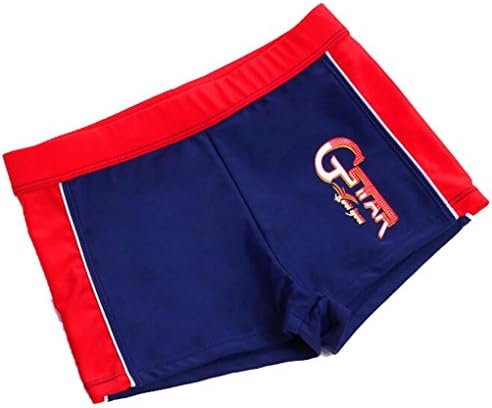 Kids Swimming Trunks Tight Seaside Swim Boxer Shorts ( S, blue-5)