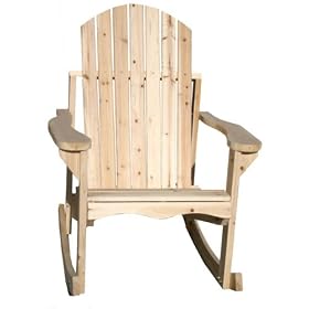 Outdoor Decor and More Outdoor Wood Rocking Chair by 