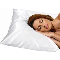 Hidden Zipper Satin Pillowcase, Standard
