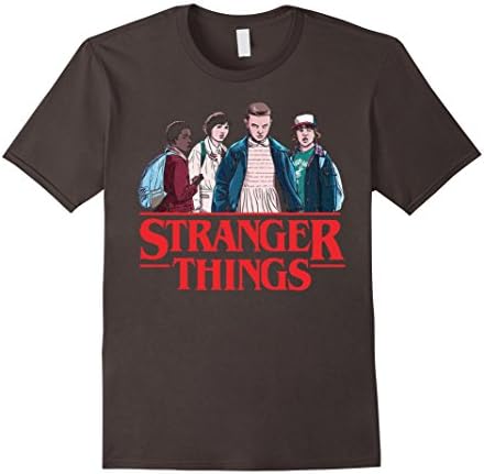 Men's Strang-er thing-s hot trend t shirt Small Asphalt