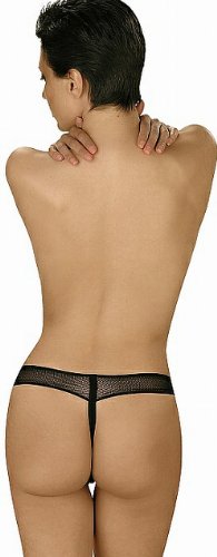 Eros Veneziani String Tanga ouvert, No 2509, schwarz