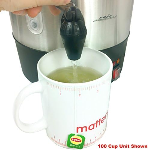 Cafe Amoroso Stainless Steel 75 Cup 1500 Watt Commercial Water Boiler