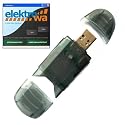 USB Kartenleser / Cardreader + ELEKTROWA-SOFTWARE f&uuml;r MMC Karten & SD / SDHC (SD HC) Cards bis 16GB