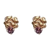 Designers Selection (デザイナーズセレクション) ピアス 14K ピンク ロードライトガーネット UPGS0002A