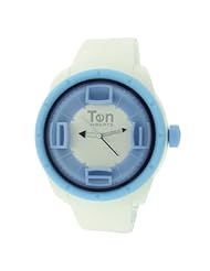 TENDENCE - Ten Beats 3H Snow White and Light Blue Watch - BF130205