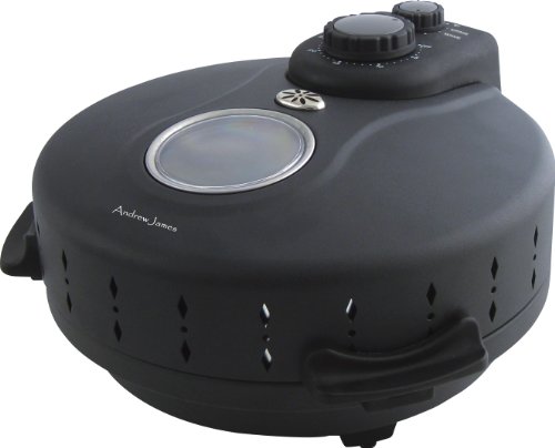 Andrew James Premium Electric Stone Baked Pizza Oven in Black