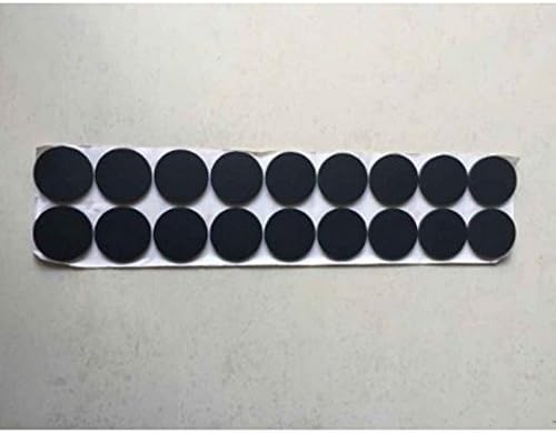 Heavy Duty 1.5" (37mm) Round, 4/25" Thick Non-slip Rubber Industry Use Furniture Floor Pads, Protectors-set of 18 Value Pack Furniture and Floor Protectors