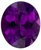 Lovely Clarity! Brilliant Brazilian Amethyst Gemstone, Oval Cut, 7.37 carats