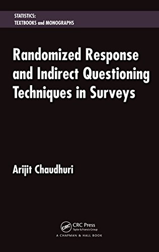 Randomized Response and Indirect Questioning Techniques in Surveys (Statistics:  A Series of Textbooks and Monographs)
