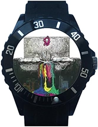 Generic Custom Twenty One Pilots Plastic Black Watch 10.03"x1.85"