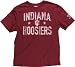 Indiana Hoosiers Vintage T-Shirt: adidas Red Crackle Print NCAA Retro T-Shirt