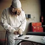 Kimberly-Clark KleenGuard A30 Coveralls; Elastic back and Wrists; Attached Hood and Boots; 4X
